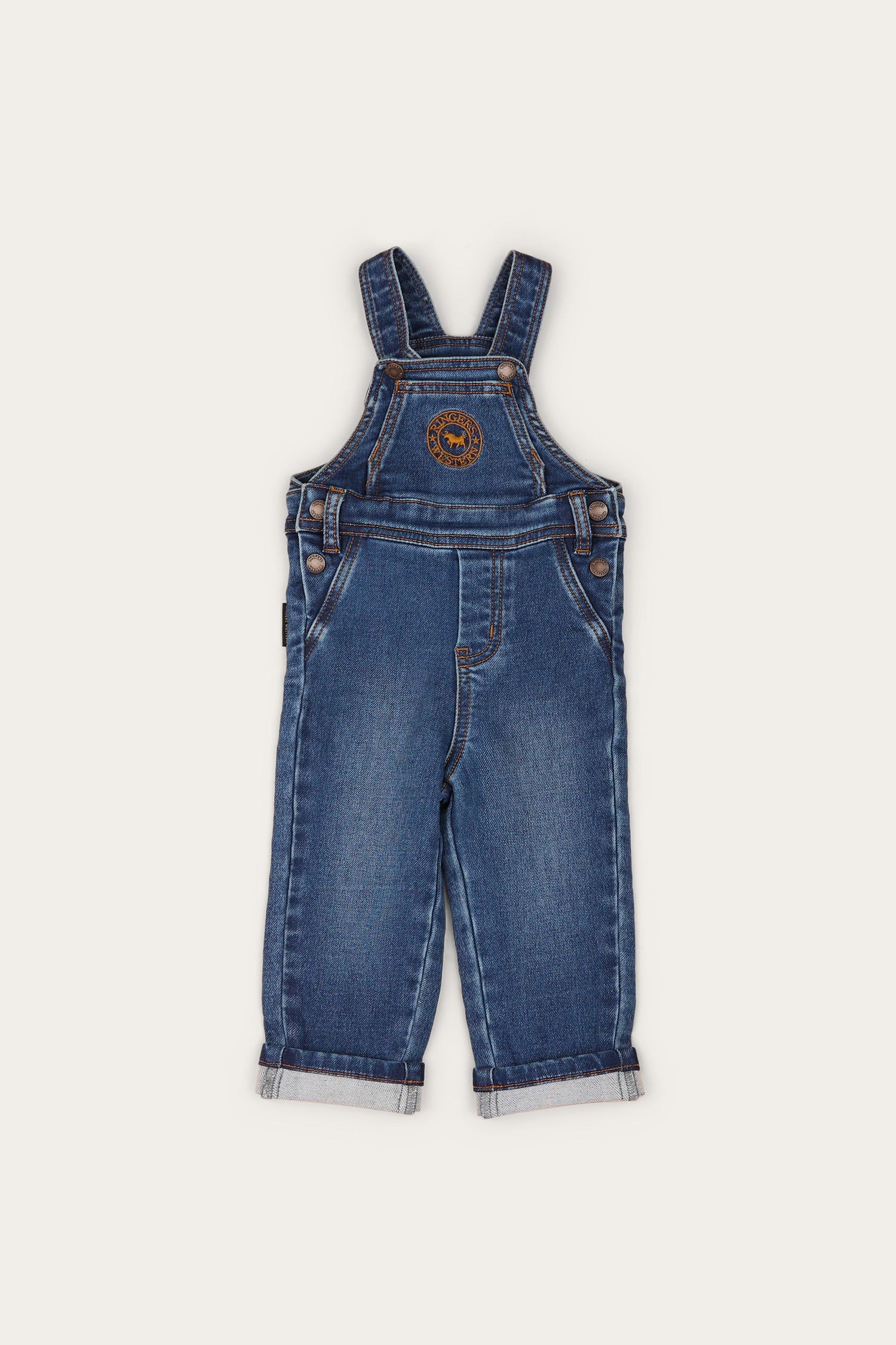 Ringers Western Buddie Babies Denim Overall