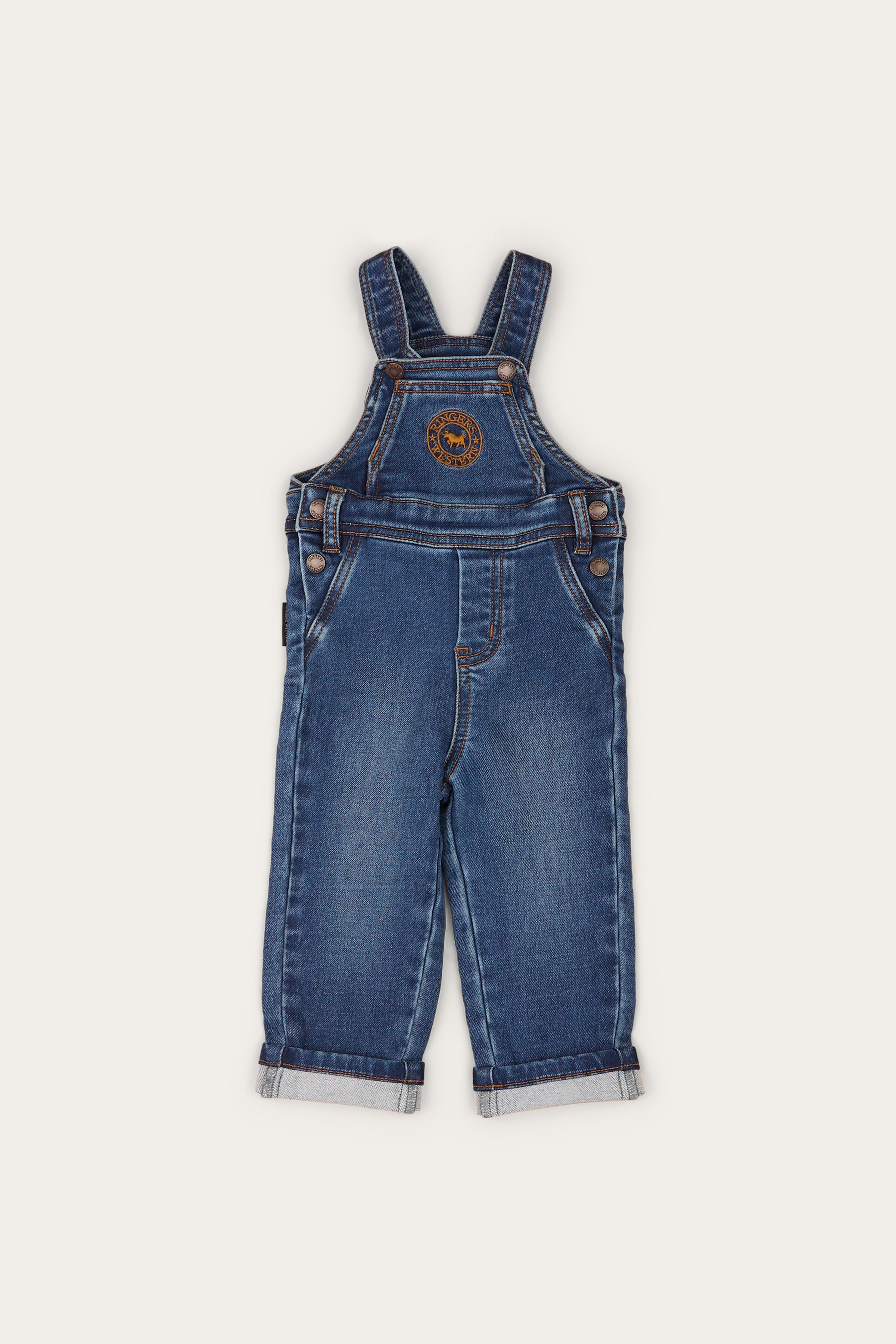 Ringers Western Buddie Babies Denim Overall