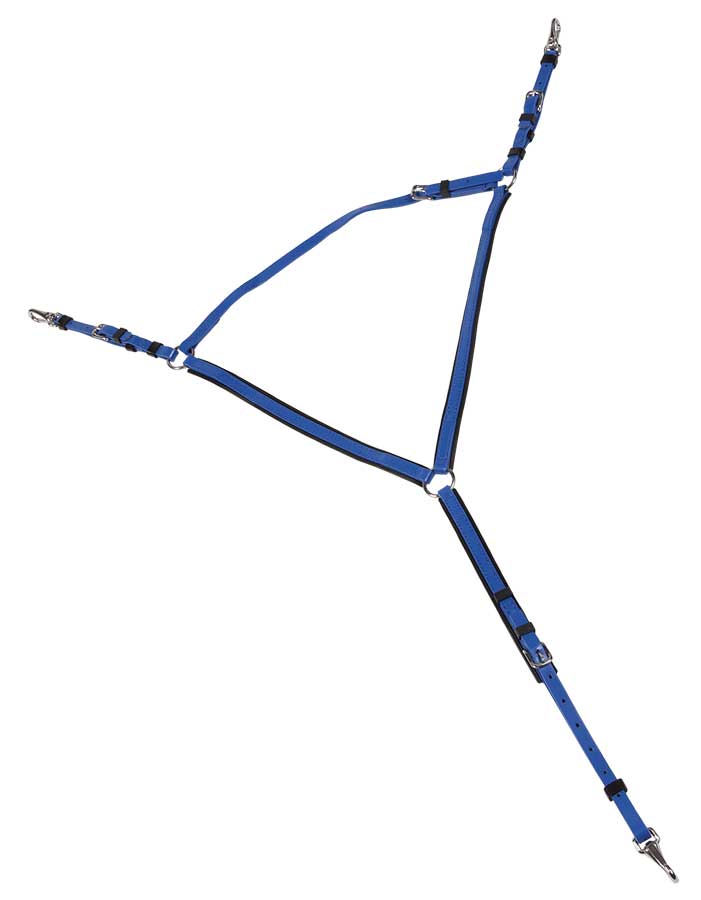 Zilco Pony Buxton Breastplate Royal Blue