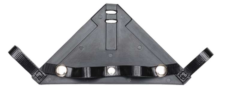 Zilco Triangle Spreader with Slots Black