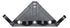 Zilco Triangle Spreader with Slots Black
