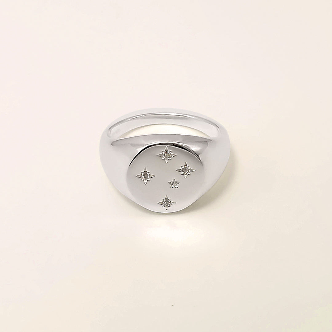 Whistle &amp; Pop Starkeeper Southern Cross Signet Ring