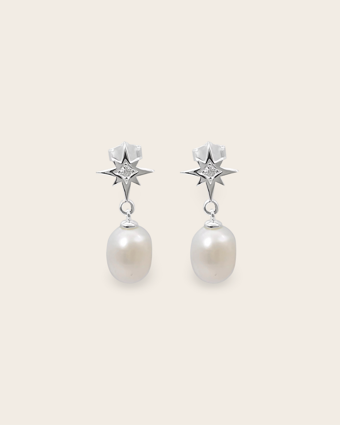 Whistle &amp; Pop Starkeeper Southern Star Pearl Drop Earrings