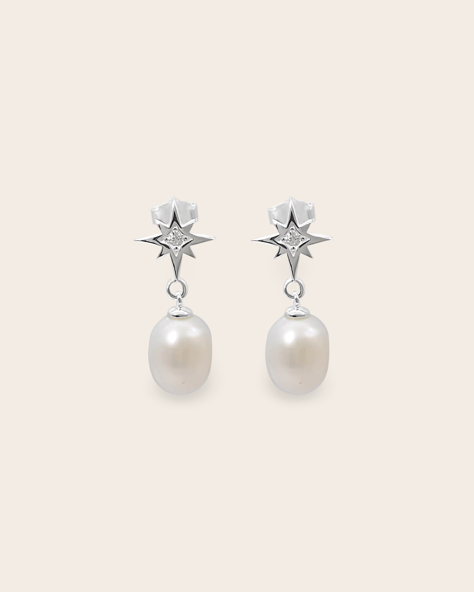 Whistle &amp; Pop Starkeeper Southern Star Pearl Drop Earrings