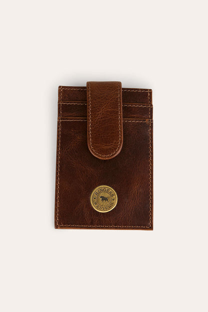 Ringers Western Toro Card Clip - Cognac