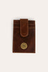 Ringers Western Toro Card Clip - Cognac