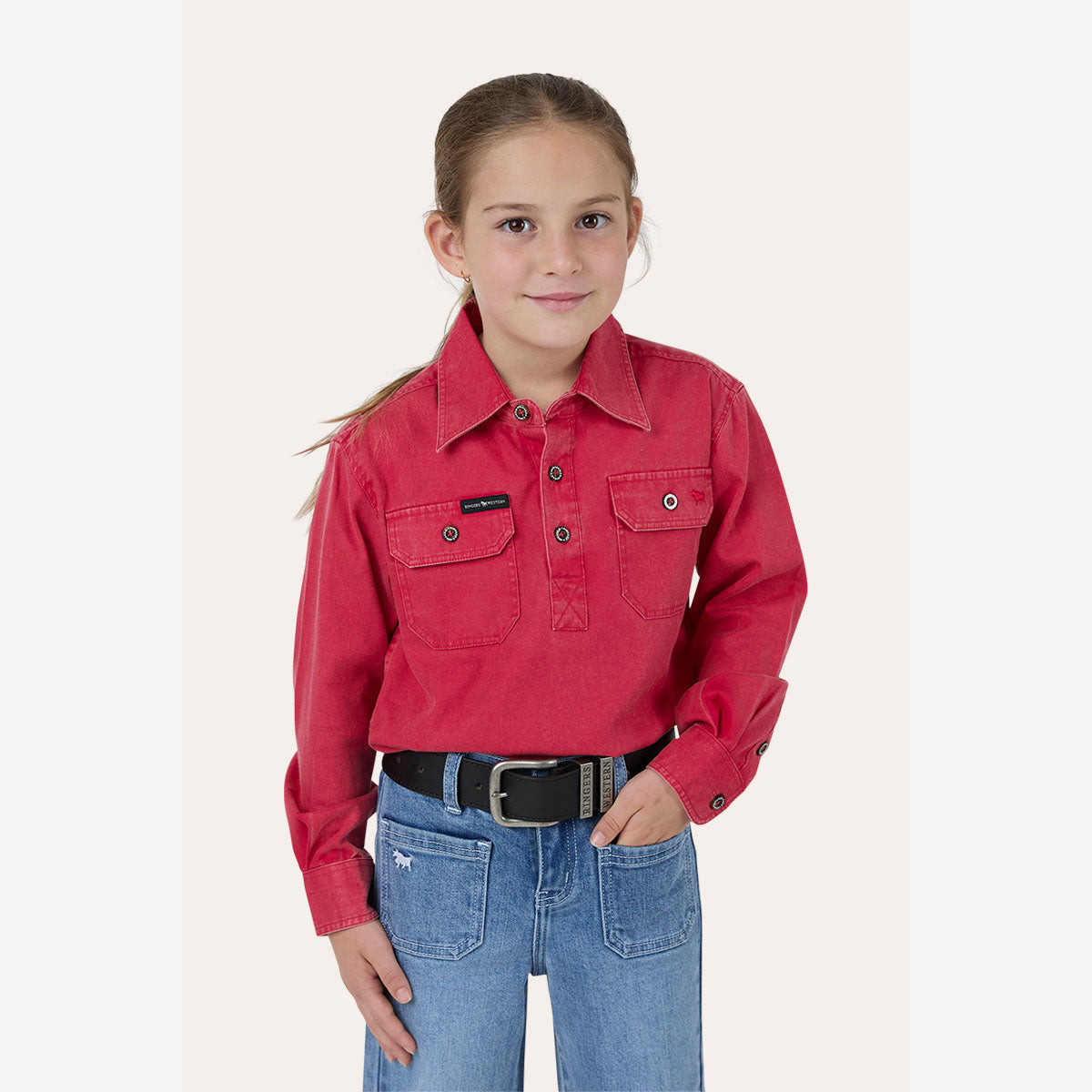 Ringers Western Ord River Rugged Kids Unisex Work Shirt