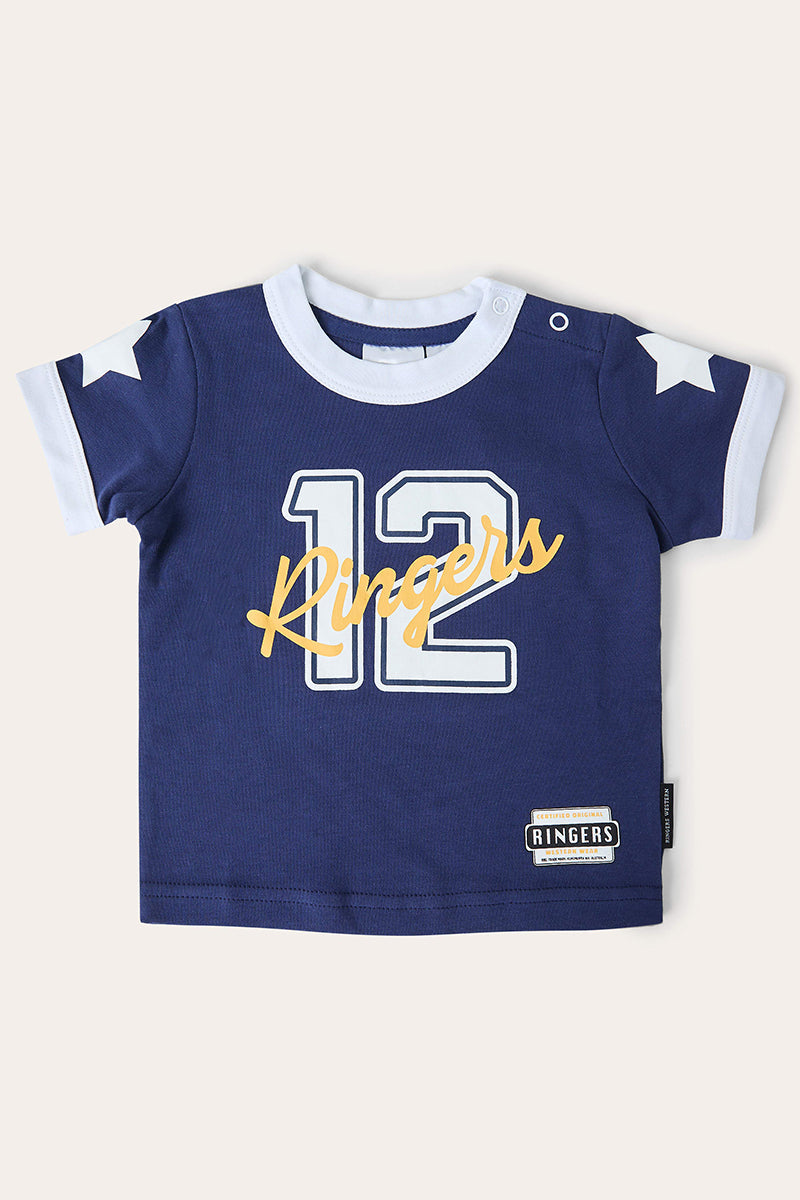 Ringers Western Since 2012 Babies Bambino Football Jersey - College Navy