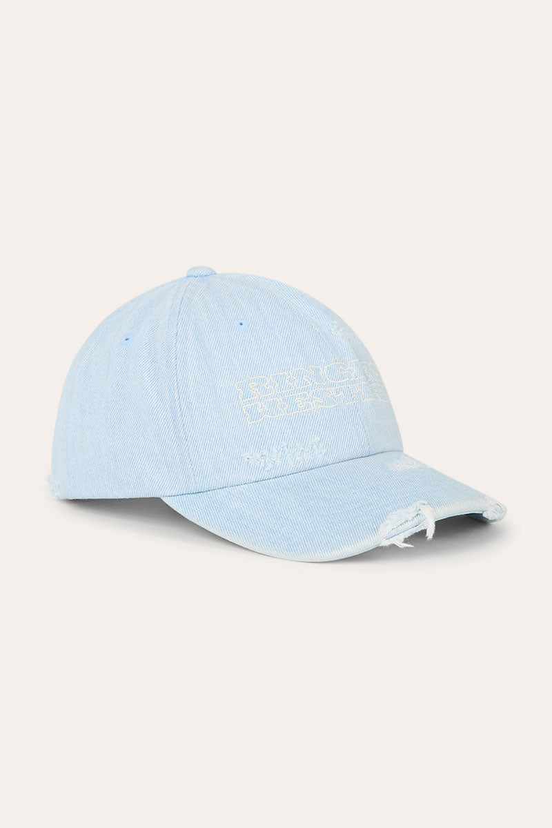 Ringers Western Distressed Denim Baseball Cap