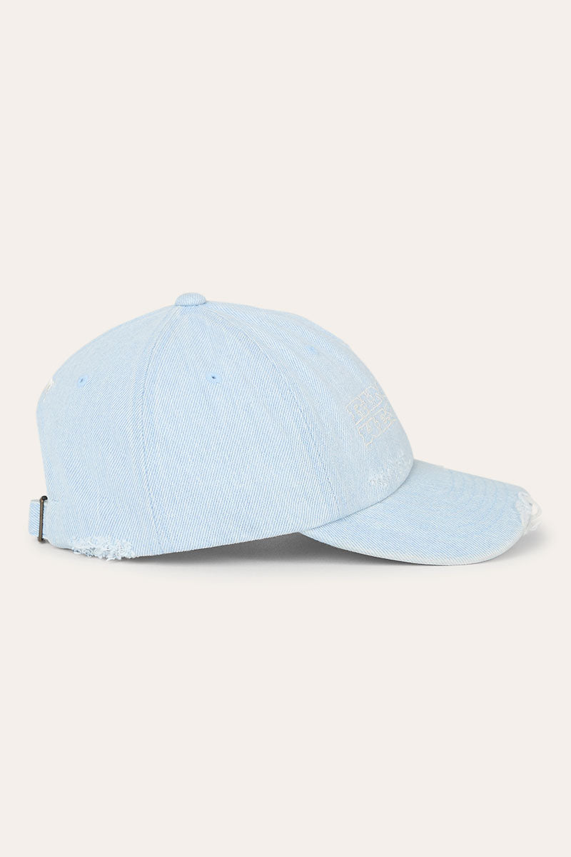 Ringers Western Distressed Denim Baseball Cap