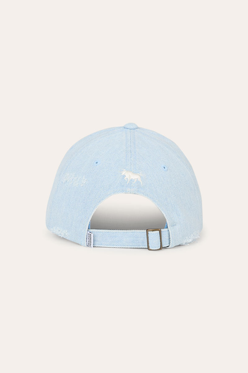 Ringers Western Distressed Denim Baseball Cap