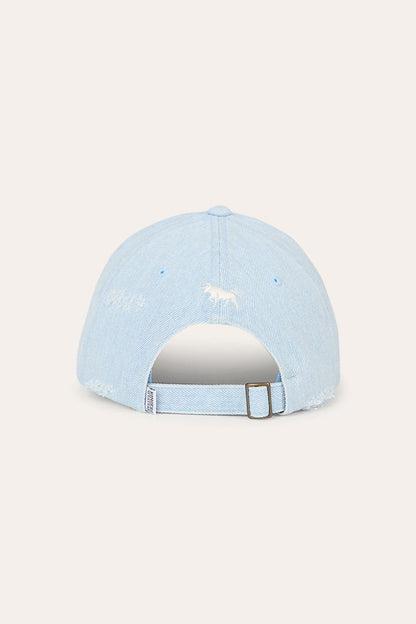 Ringers Western Distressed Denim Baseball Cap