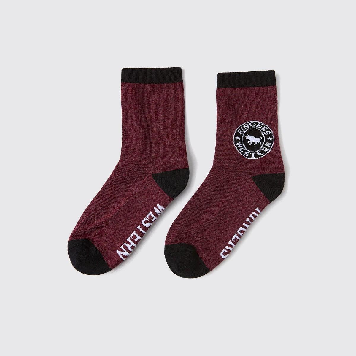 Ringers Western Signature Bull Marle 3 Pack Unisex Dress Socks