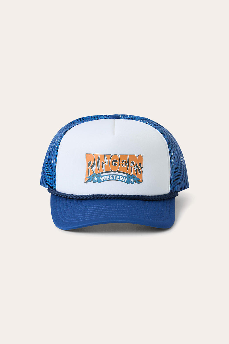Ringers Western Dust N Ropes Foam Trucker Cap
