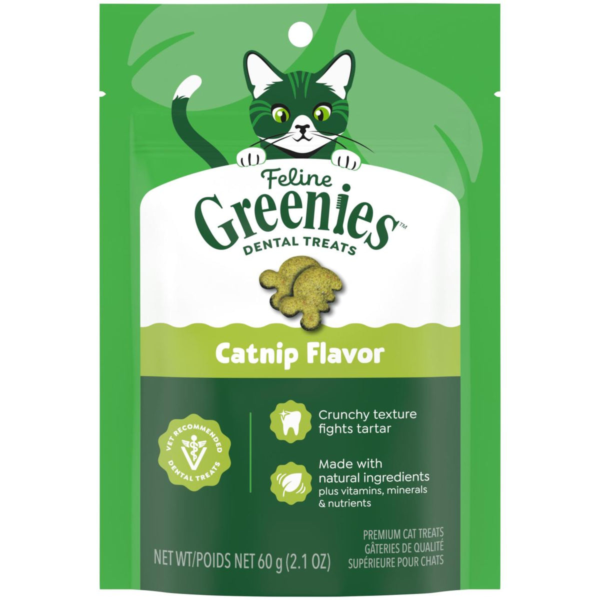 Greenies Feline Catnip Dental Treats 60g