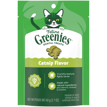 Greenies Feline Catnip Dental Treats 60g
