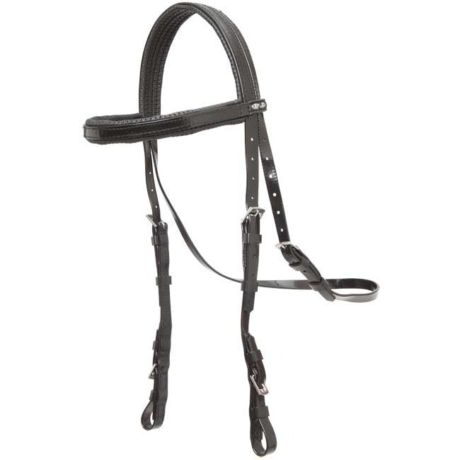 Zilco Padded Bridle Headpiece Black