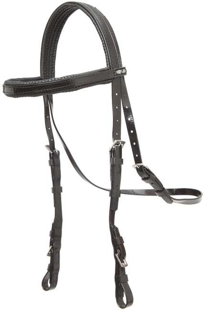 Zilco Padded Bridle Headpiece Black