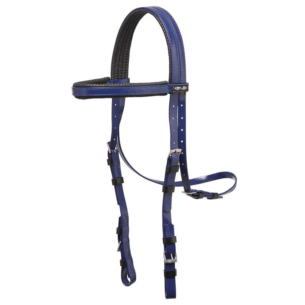 Zilco Padded Bridle Headpiece Dark Blue