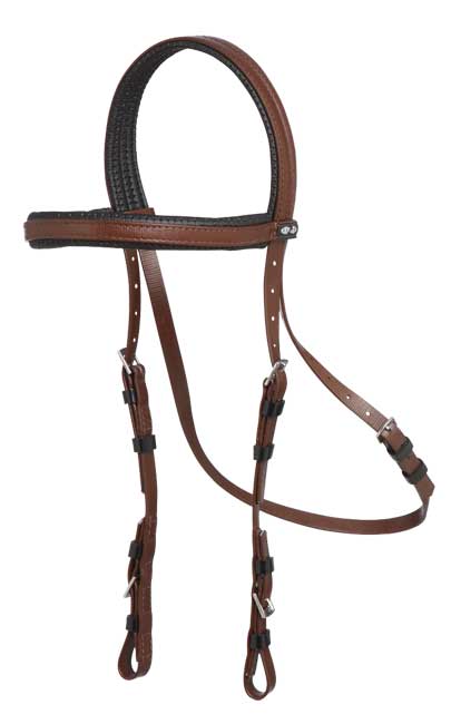 Zilco Padded Bridle Headpiece Brown