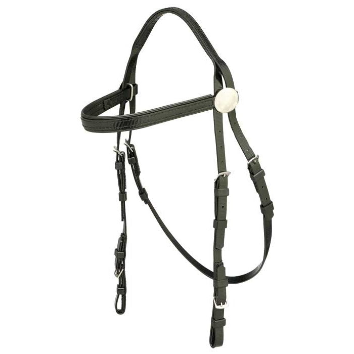 Zilco Rosette Race Bridle Black
