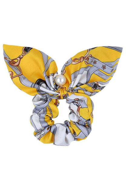 BARE Equestrian Handmade Silk Bunny Scrunchie