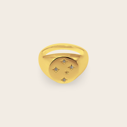 Whistle &amp; Pop Starkeeper Southern Cross Signet Ring