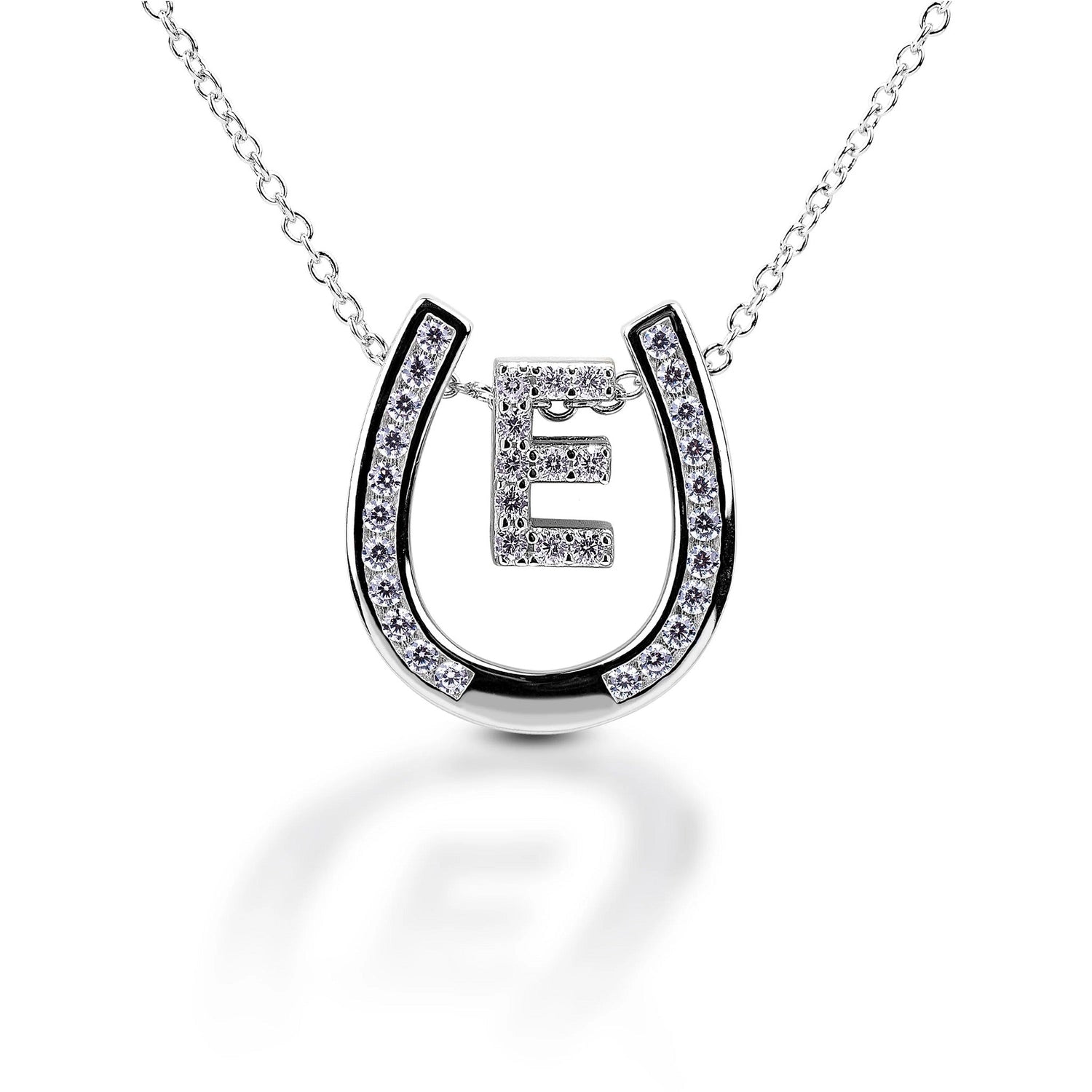 Kelly Herd Personalised Initial Horseshoe Necklace