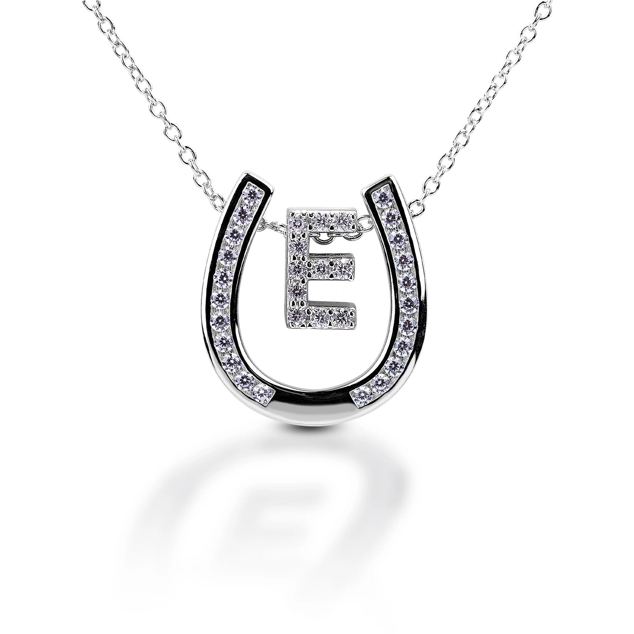 Kelly Herd Personalised Initial Horseshoe Necklace