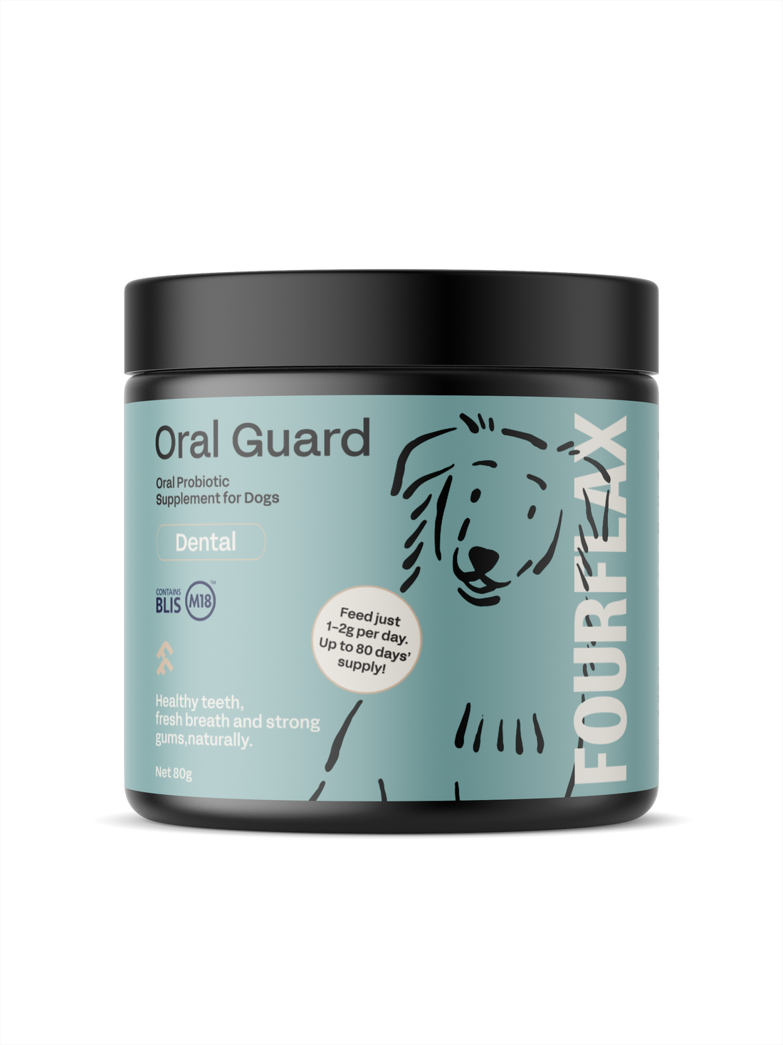 Fourflax Canine Oral Guard 80g