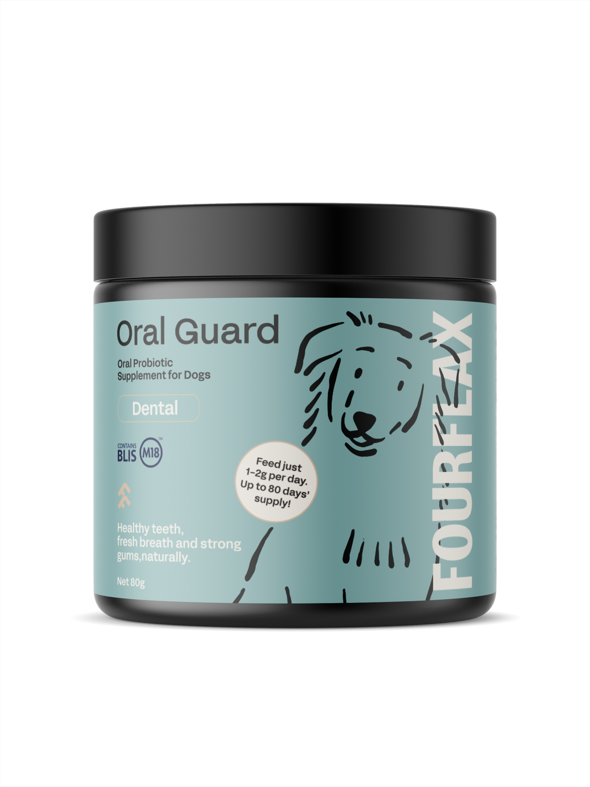 Fourflax Canine Oral Guard 80g