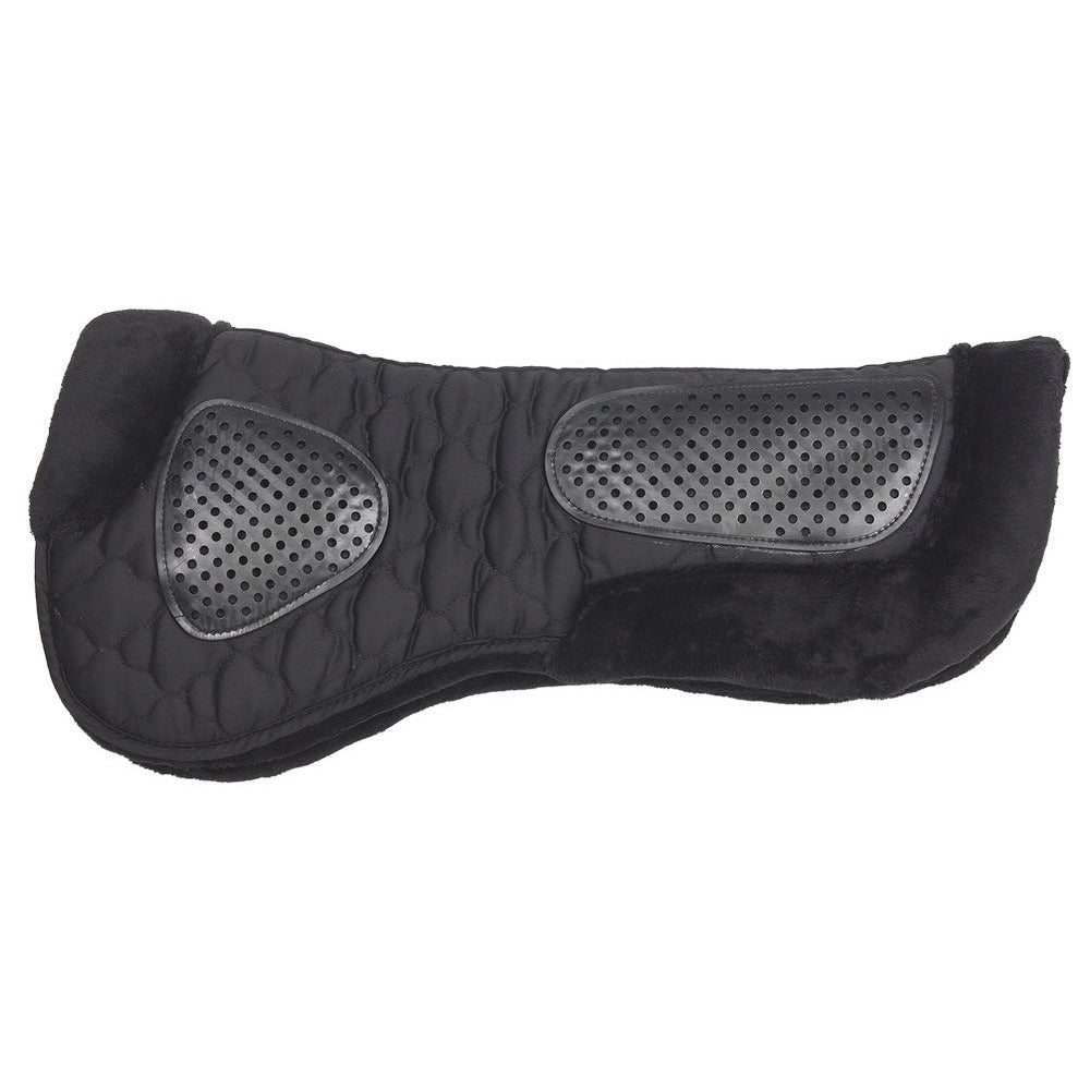 Zilco Fleece/Gel Half Pad Black