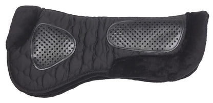 Zilco Fleece/Gel Half Pad Black