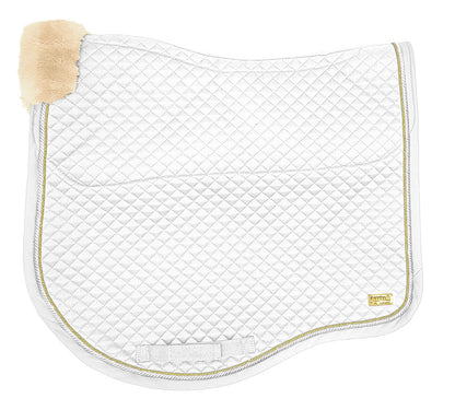 Zilco Estate Fleece Dressage Saddlecloth White/Cream