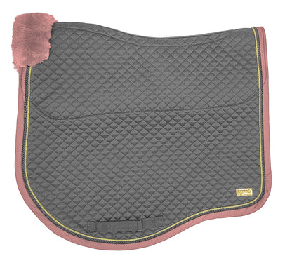 Zilco Estate Fleece Dressage Saddlecloth Grey/Dusk