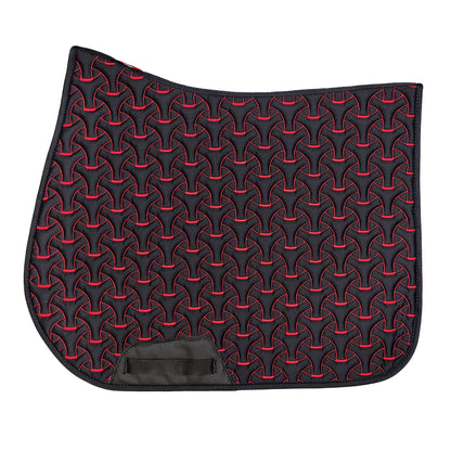 Zilco Odyssey All-Purpose Saddlecloth Black/Red