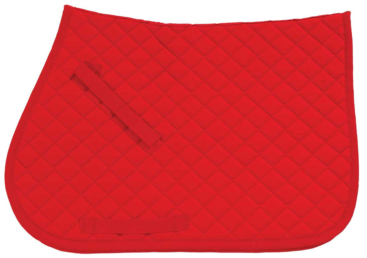 Zilco Pony Club All-Purpose Saddlecloth Red