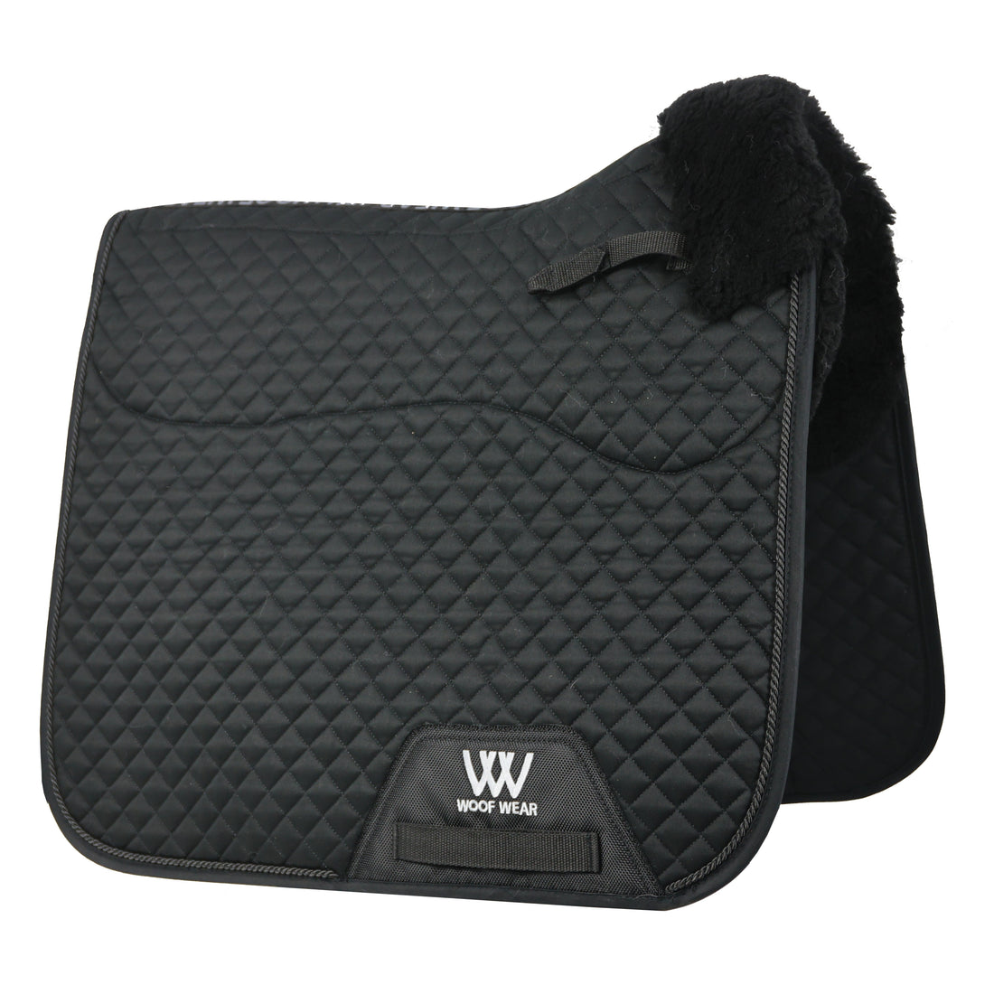 Woof Wear Vision Elegance Sheepskin Saddlecloth Black