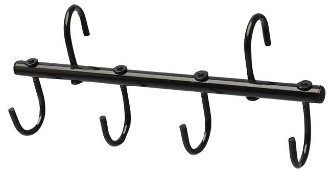 Zilco 6 Prong Tack Rack Black