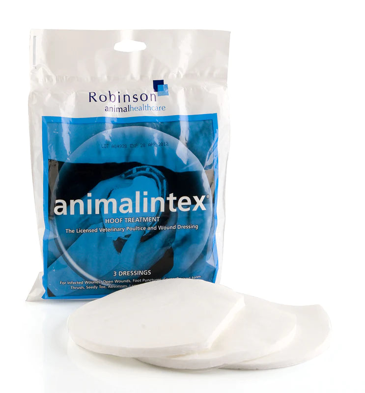 Animalintex Poultice Hoof Shaped PK3