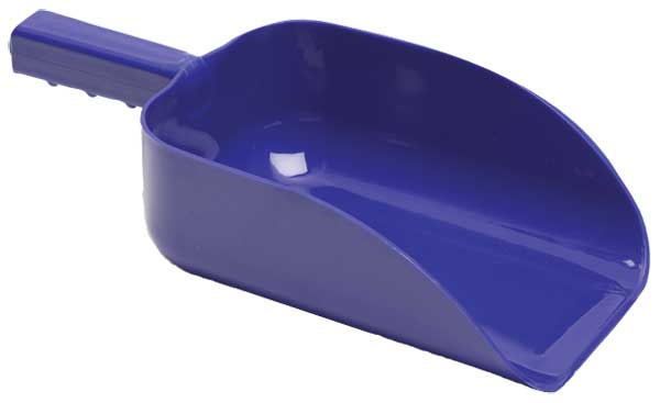Zilco Plastic Feed Scoop Blue