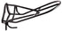 Zilco Shaped Saddle Bracket Black