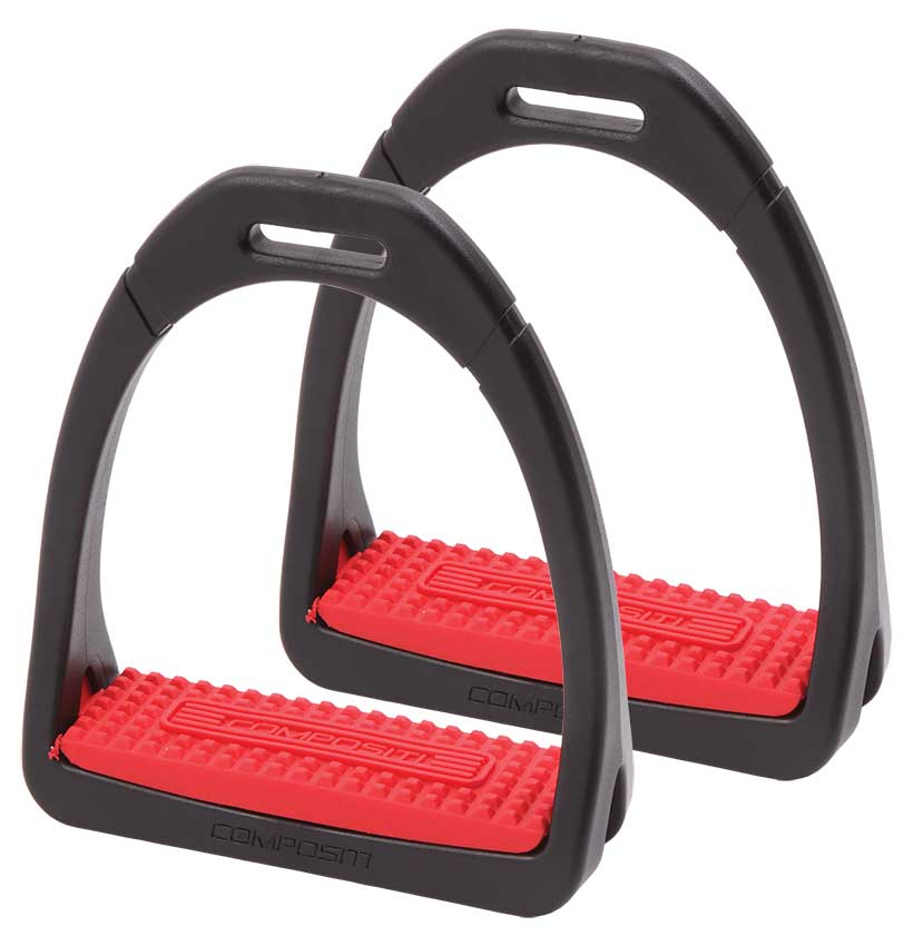 Compositi Premium Stirrup Red Large