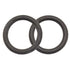 Zilco Rubbers for Peacock Stirrups Black