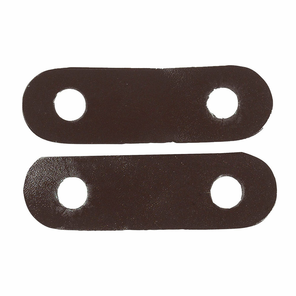 Zilco Leather Tabs for Peacock Stirrups Brown