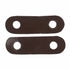 Zilco Leather Tabs for Peacock Stirrups Brown