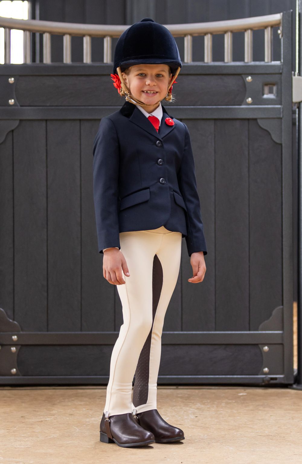 Bare Equestrian Youth 2-Tone Competition Tights