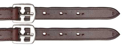 Aintree Plain Stirrup Leathers Havana Short