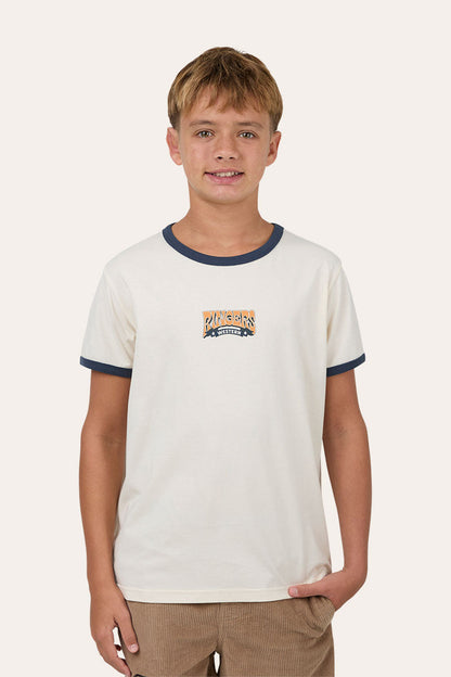 Ringers Western Dust N Ropes Youth Boys Ringer T-Shirt