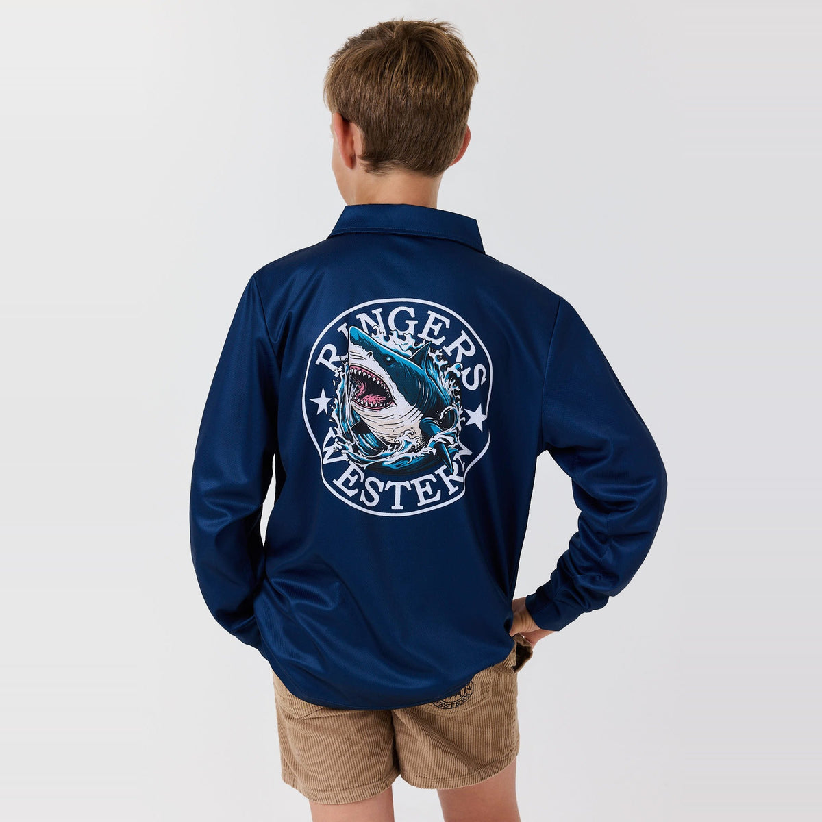 Ringers Western Man-Eater Youth Boys Fishing Jersey